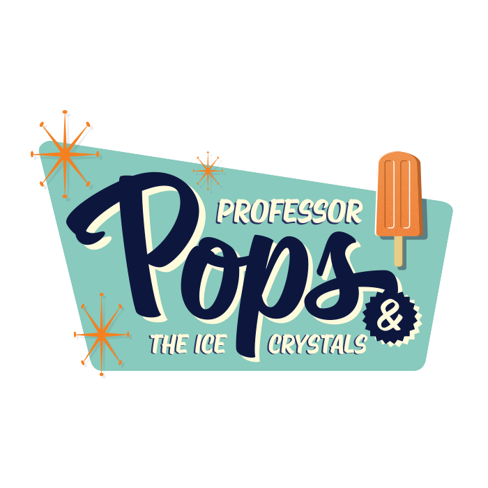 Professor Pops & The Ice Crystals Logo
